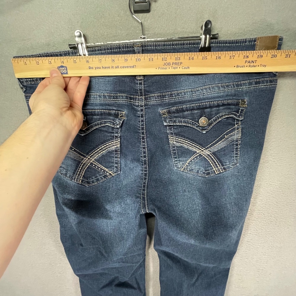 WallFlower Jeans Womens 20 Short‎ Luscious Curvy Fit Straight Leg Blue Plus Size - Picture 5 of 10